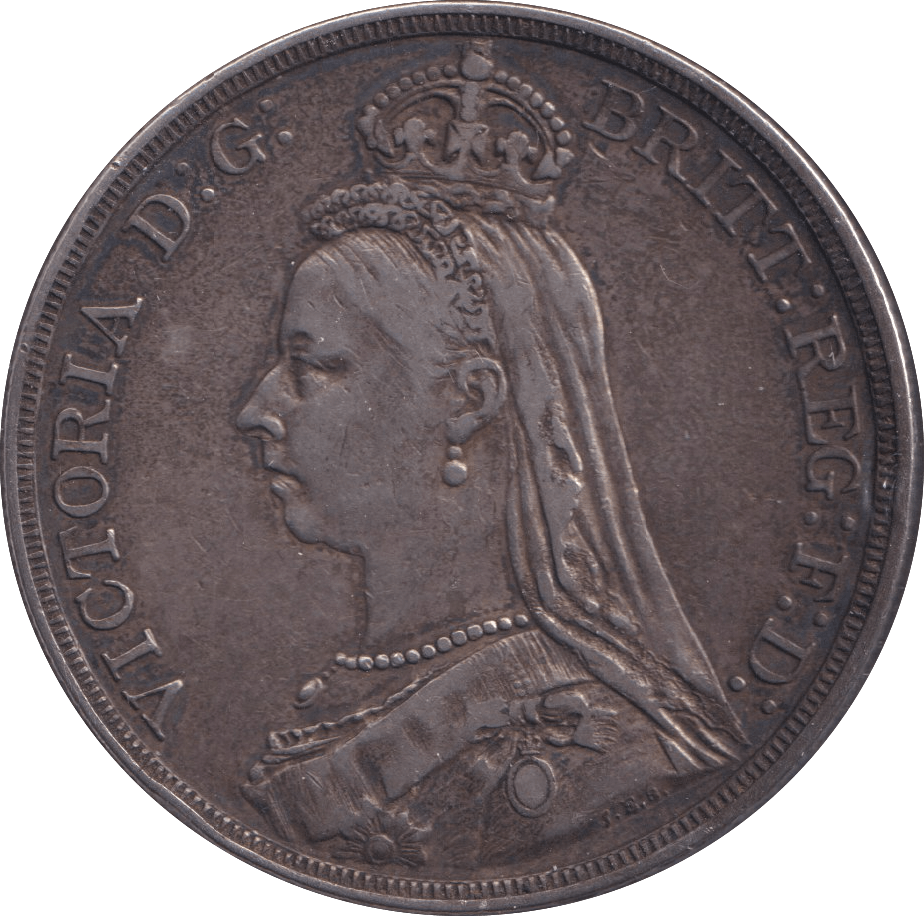 1887 CROWN ( VF ) - CROWN - Cambridgeshire Coins