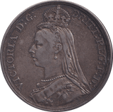 1887 CROWN ( VF ) - CROWN - Cambridgeshire Coins