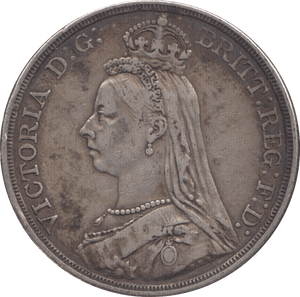 1887 CROWN ( VF ) - Crown - Cambridgeshire Coins