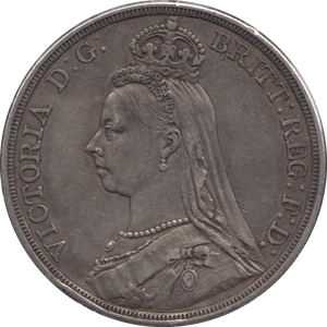 1887 CROWN ( VF ) - Crown - Cambridgeshire Coins