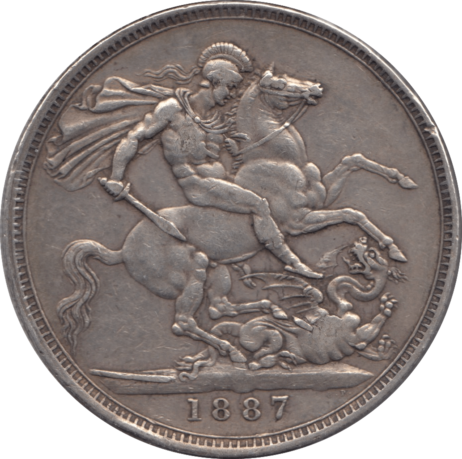 1887 CROWN ( VF ) - Crown - Cambridgeshire Coins