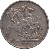 1887 CROWN ( VF ) - Crown - Cambridgeshire Coins