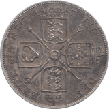 1887 DOUBLE FLORIN ARABIC 1 ( GVF ) 3 - Double Florin - Cambridgeshire Coins