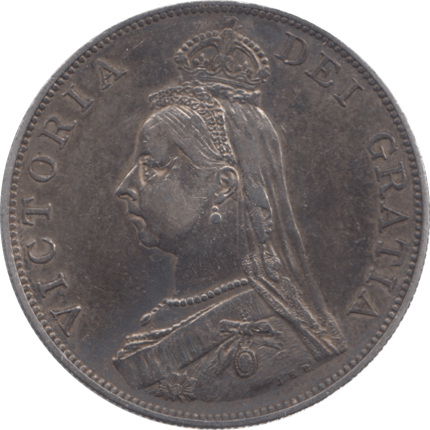 1887 DOUBLE FLORIN ARABIC 1 ( GVF ) 3 - Double Florin - Cambridgeshire Coins