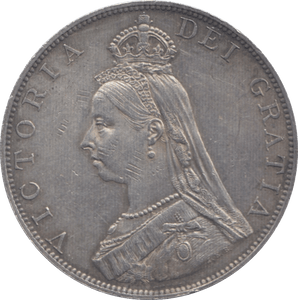 1887 DOUBLE FLORIN ( AUNC ) 2 - Double Florin - Cambridgeshire Coins