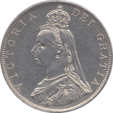 1887 DOUBLE FLORIN ( AUNC ) 5 - Double Florin - Cambridgeshire Coins