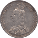 1887 DOUBLE FLORIN ( AUNC ) 9 - Double Florin - Cambridgeshire Coins