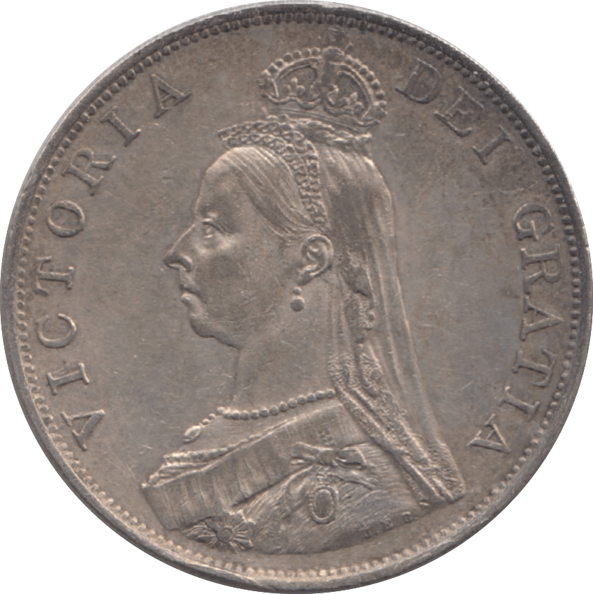 1887 DOUBLE FLORIN ( EF ) 6 - Double Florin - Cambridgeshire Coins