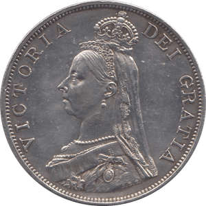 1887 DOUBLE FLORIN ( EF ) 7 - Double Florin - Cambridgeshire Coins
