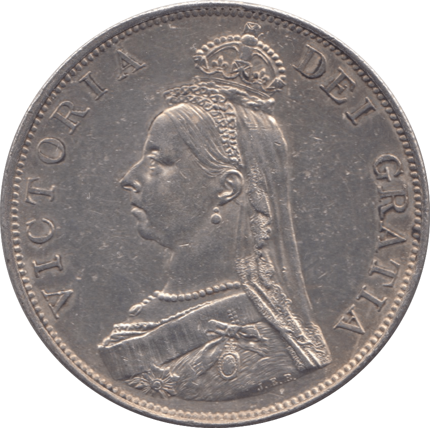 1887 DOUBLE FLORIN ( EF ) 8 - Double Florin - Cambridgeshire Coins