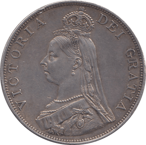 1887 DOUBLE FLORIN ( EF ) A - Double Florin - Cambridgeshire Coins