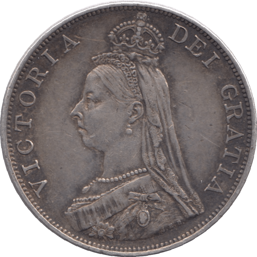 1887 DOUBLE FLORIN ( EF ) - Double Florin - Cambridgeshire Coins