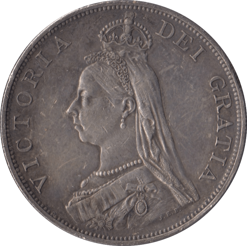 1887 DOUBLE FLORIN ( EF ) - Double Florin - Cambridgeshire Coins