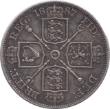 1887 DOUBLE FLORIN ( EF ) - Double Florin - Cambridgeshire Coins