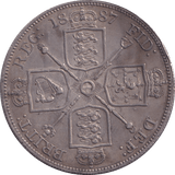 1887 DOUBLE FLORIN ( EF ) - Double Florin - Cambridgeshire Coins