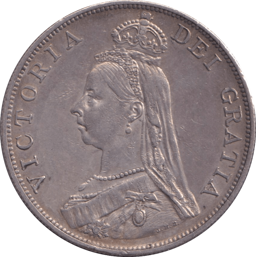 1887 DOUBLE FLORIN ( EF ) - Double Florin - Cambridgeshire Coins