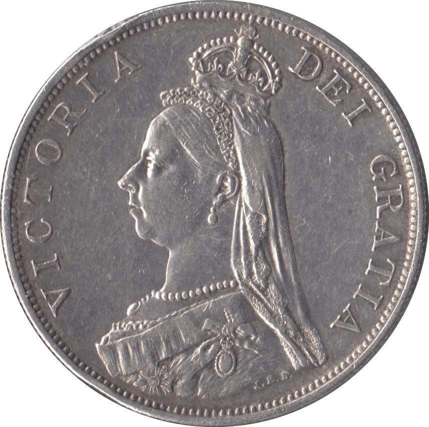 1887 DOUBLE FLORIN ( EF ) - DOUBLE FLORIN - Cambridgeshire Coins