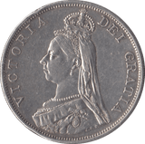 1887 DOUBLE FLORIN ( EF ) - DOUBLE FLORIN - Cambridgeshire Coins