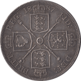 1887 DOUBLE FLORIN ( EF ) - Double Florin - Cambridgeshire Coins