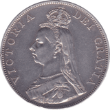 1887 DOUBLE FLORIN ( EF ) POLISHED - Double Florin - Cambridgeshire Coins