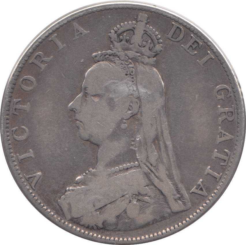 1887 DOUBLE FLORIN ( FINE ) 5 - Double Florin - Cambridgeshire Coins
