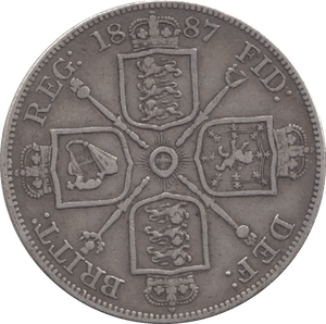 1887 DOUBLE FLORIN ( GF ) 6 - Double Florin - Cambridgeshire Coins