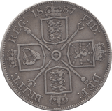 1887 DOUBLE FLORIN ( GF ) 6 - Double Florin - Cambridgeshire Coins
