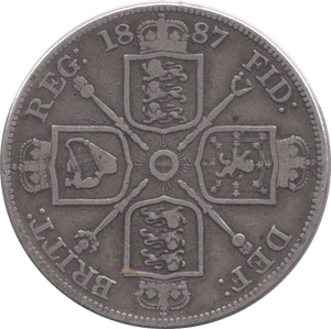 1887 DOUBLE FLORIN ( GF ) - DOUBLE FLORIN - Cambridgeshire Coins
