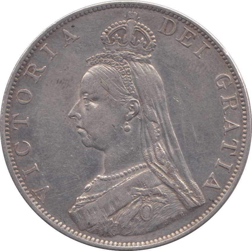 1887 DOUBLE FLORIN ( GVF ) 10 - double florin - Cambridgeshire Coins