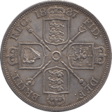 1887 DOUBLE FLORIN ( GVF ) 1 - Double Florin - Cambridgeshire Coins