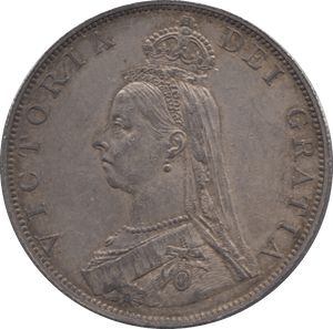 1887 DOUBLE FLORIN ( GVF ) 1 - Double Florin - Cambridgeshire Coins