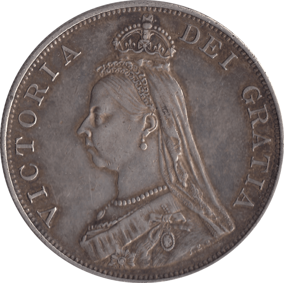 1887 DOUBLE FLORIN ( GVF ) 7 - double florin - Cambridgeshire Coins