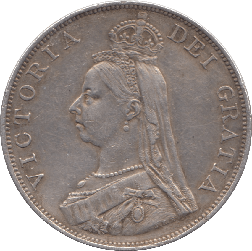 1887 DOUBLE FLORIN ( GVF ) 9 - double florin - Cambridgeshire Coins