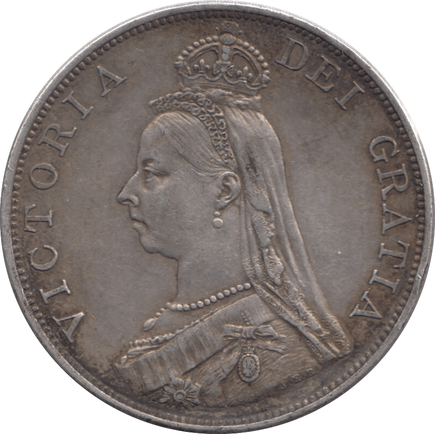 1887 DOUBLE FLORIN ( GVF ) - Double Florin - Cambridgeshire Coins