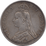 1887 DOUBLE FLORIN ( GVF ) - Double Florin - Cambridgeshire Coins