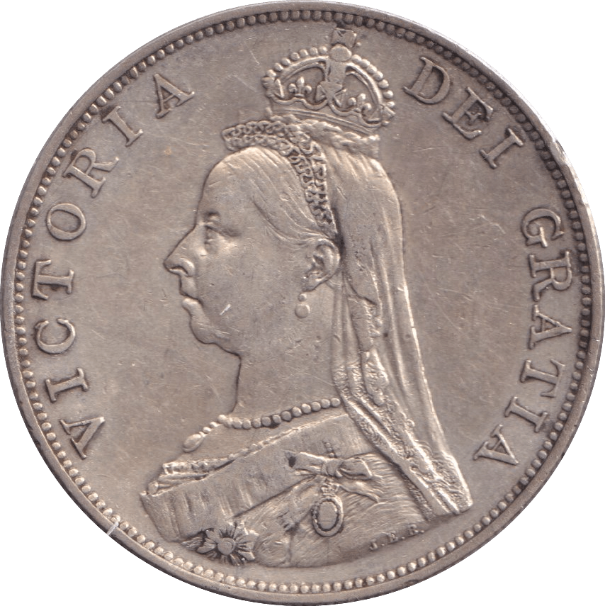 1887 DOUBLE FLORIN ( GVF ) - Double Florin - Cambridgeshire Coins