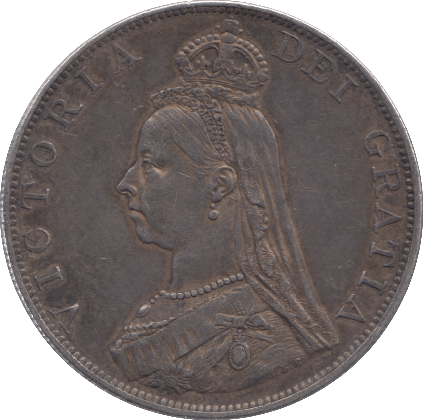 1887 DOUBLE FLORIN ( GVF ) - Double Florin - Cambridgeshire Coins