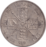 1887 DOUBLE FLORIN ( GVF ) - Double Florin - Cambridgeshire Coins