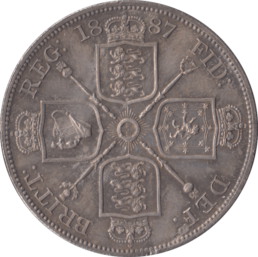 1887 DOUBLE FLORIN ( UNC ) - Double Florin - Cambridgeshire Coins