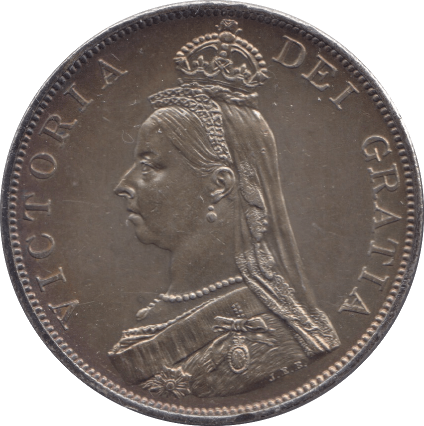 1887 DOUBLE FLORIN ( UNC ) - Double Florin - Cambridgeshire Coins