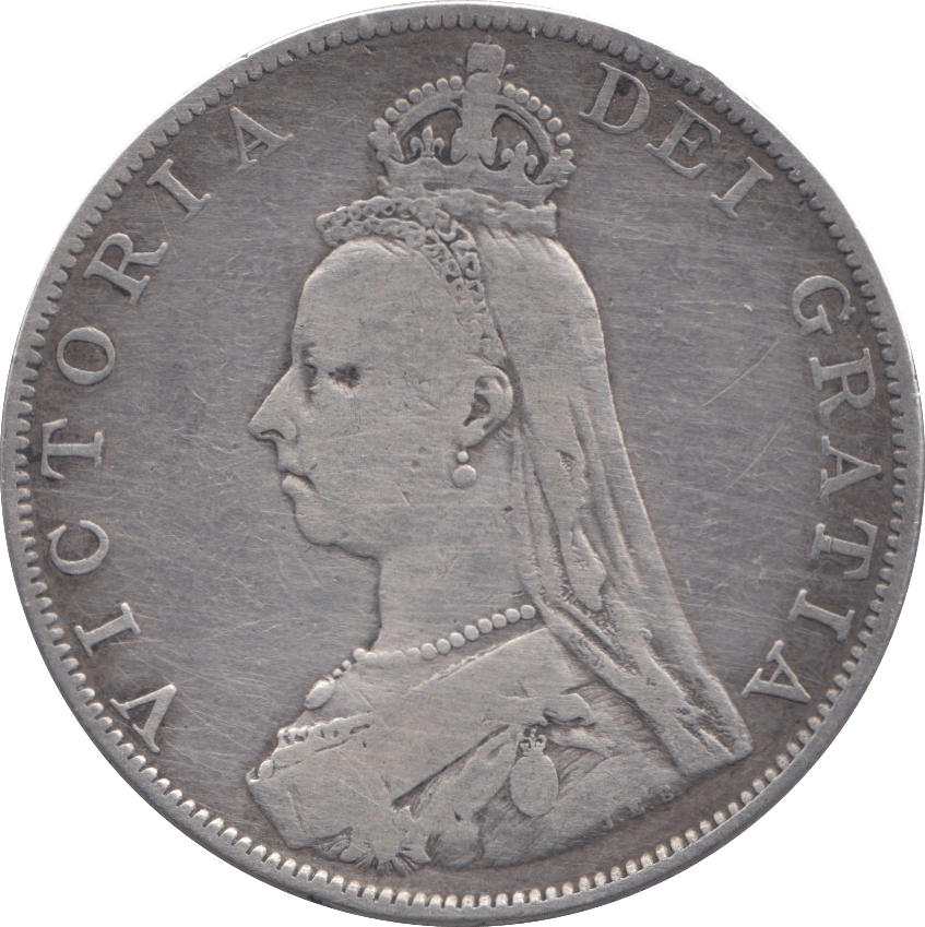 1887 DOUBLE FLORIN ( VF ) 7 - Double Florin - Cambridgeshire Coins