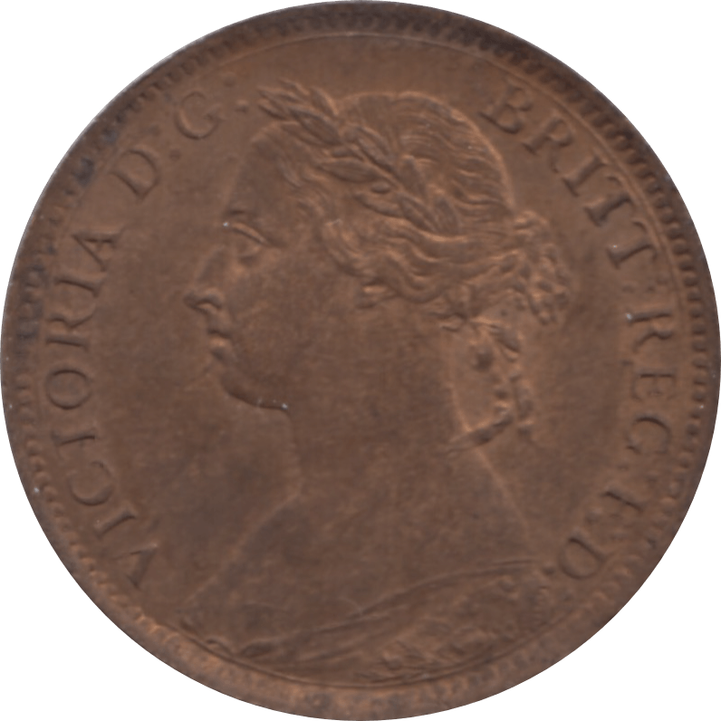 1887 FARTHING 2 ( EF ) 68 - Farthing - Cambridgeshire Coins