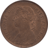 1887 FARTHING 2 ( EF ) 68 - Farthing - Cambridgeshire Coins