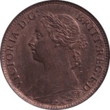 1887 FARTHING ( BU ) - Farthing - Cambridgeshire Coins