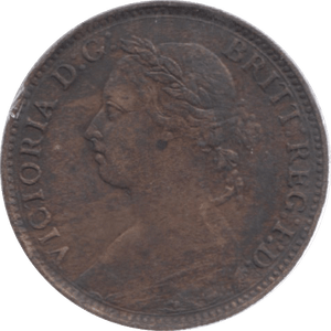 1887 FARTHING ( GVF ) 18 - Farthing - Cambridgeshire Coins