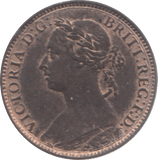 1887 FARTHING ( UNC ) 3 - Farthing - Cambridgeshire Coins