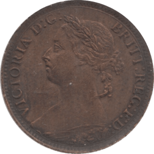 1887 FARTHING ( VF ) - Farthing - Cambridgeshire Coins