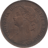 1887 FARTHING ( VF ) - Farthing - Cambridgeshire Coins