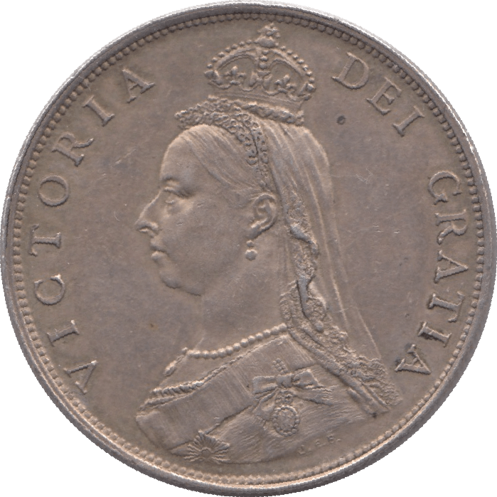 1887 FLORIN ( AUNC ) 3 - FLORIN - Cambridgeshire Coins