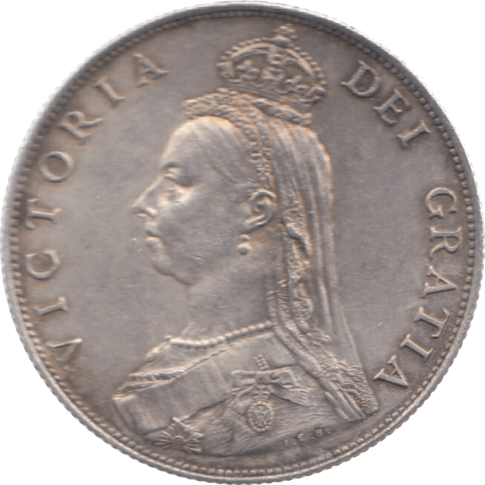 1887 FLORIN ( EF ) 18 SCRATCHED - Florin - Cambridgeshire Coins